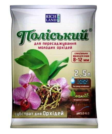 Субстрат Поліський для орхідей 2,5 л