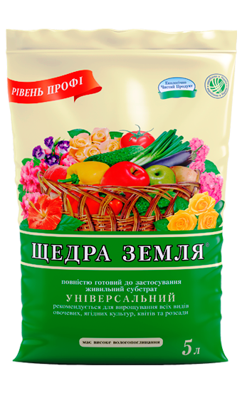 Щедра земля субстрат 5 л